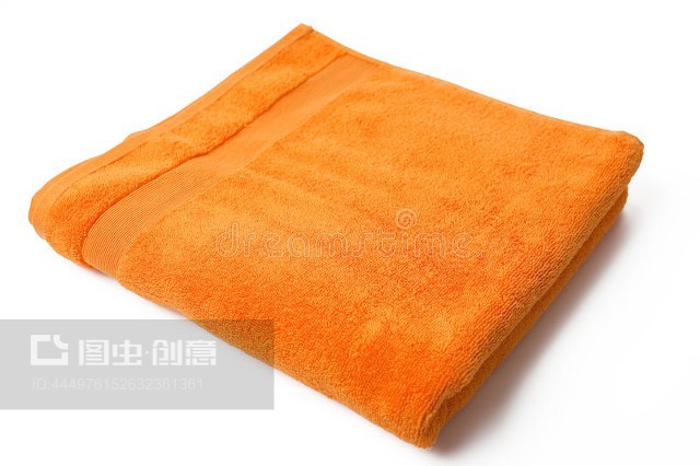 橙色毛巾Orange towel